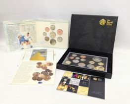 A Royal Mint United Kingdom 2010 Proof Coin Set, with 1996 United Kingdom Brilliant Uncirculated