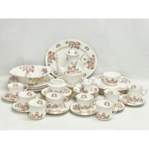 A 48 piece Royal Grafton ‘Wild Rose’ Jacobean coffee and dinner service. 10 dinner plates,