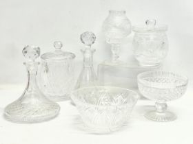 A collection of Tyrone Crystal. Including a ‘Slieve Donard’ ships decanter, a ‘Slieve Donard’