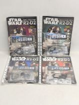 A collection of DeAgostini Star Wars issues, Build Your Own R2-D2. Issues 7-10.
