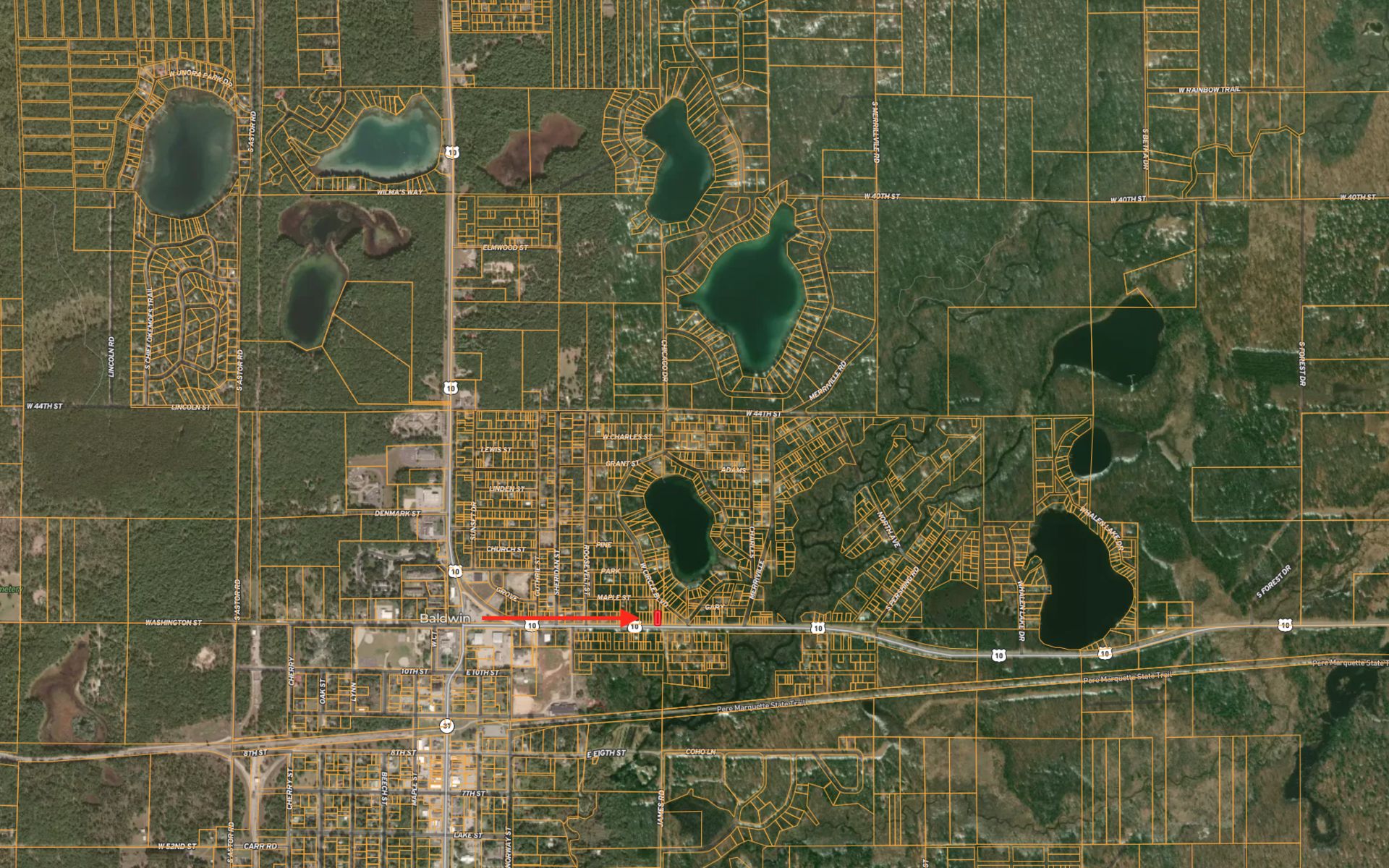 Lake County, Michigan Lot Surrounded by Lakes! - Image 5 of 9