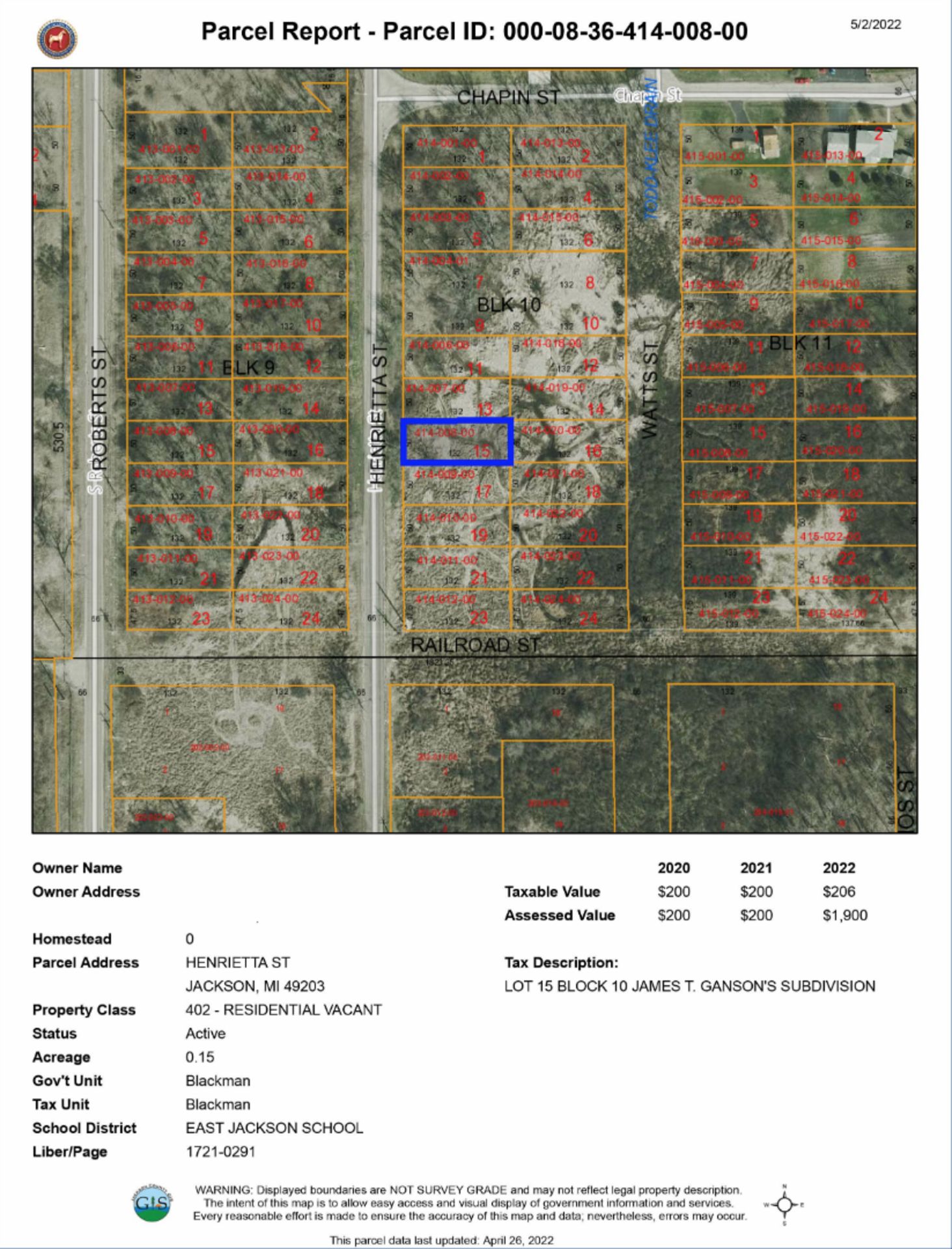 Residential Lot in Jackson County, Michigan! - Image 17 of 17