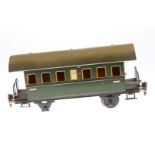 Märklin Personenwagen 1807, Spur 1, CL, mit 2 AT, 1 Radsatz fehlt, LS/RS, L 27, Z 3