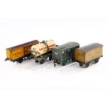 4 Hornby Güterwagen, Spur 0, CL, LS, Z 3