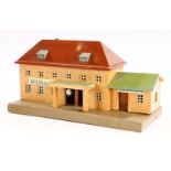 Bahnhof ”Wildbach”, Spur HO, Holz, tw besch., L 27,5, Z 3