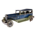 Bub/Bing Limousine, Nr. 1820, mit Fahrerfigur, CL, Uhrwerk intakt, Alterungs- und Gebrauchsspuren,