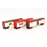 3 Lionel Güterwagen, Spur 0, L 26, Z 3