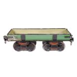 Märklin offener Güterwagen 1818 Replik, Spur 1, uralt, HL, Bordwände abklappbar, 4A, Innenseite