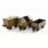 3 Carette Güterwagen, Spur 0, CL, LS, Z 4