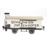 Märklin Schultheiss-Patzenhofer Bierwagen 1988, Spur 1, ÜL, mit 2 ST und BRHh, L 24, Z 4