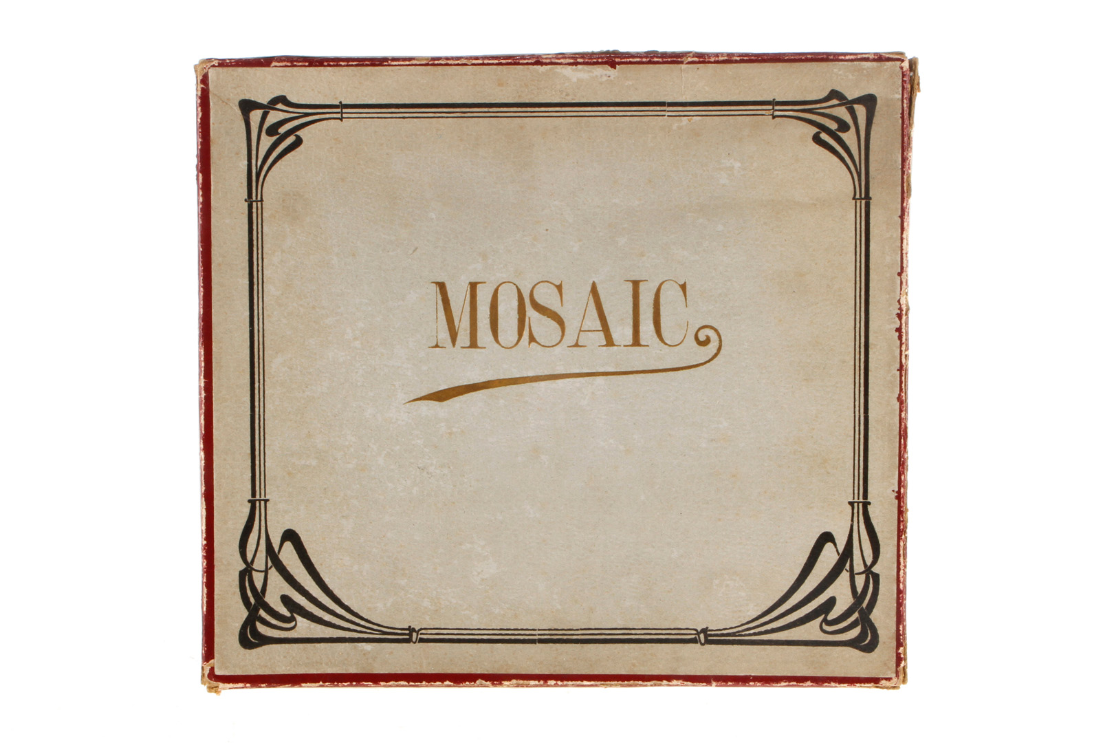 Mosaic-Spiel, mit Anleitung, wohl komplett, Alterungsspuren