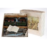 Märklin Zugpackung, Spur 0, mit B-Dampflok R 880, Tender, 2 Personenwagen 1719 und Schienenmaterial,