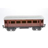 Märklin Mitropa Speisewagen 1886, Spur 1, CL, mit 4 AT, Dach und Rahmenbereiche rest., LS und