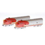 Märklin Diesellok mit Ergänzung ”Santa Fe”, Spur H0, Alterungsspuren, Z 3