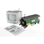 Märklin Maxi Kamerawagen, Spur 1, mit eingebauter Kamera und Block-Akku, 12 Volt aufladbar,