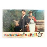 Filmplakat ”Charlie Chaplin” - ”L`Allegro mondo di Charlot”, Vecchioni & Guadagno Roma Dicembre
