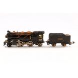 Lionel 1-B-1 Dampflok 261, Spur 0, elektr., schwarz, mit Tender, LS, Z 3