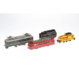 3 Märklin Lokomotiven und 1 Tender, Spur H0, als Ersatzteile