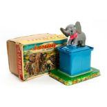 KKS Japan Automat ”Jumbo The watering Elephant”, batteriebetrieben, L 22, besch. OK, sonst Z 2