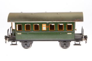 Märklin Personenwagen 1807, Spur 1, CL, mit 2 AT, LS und Alterungsspuren, tw RS, L 27, Z 3