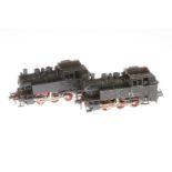 2 Trix Tenderlokomotiven, Spur H0, schwarz, LS und Alterungsspuren, Z 3