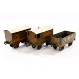 3 Carette Güterwagen, Spur 0, CL, LS, L 12,5, Z 4