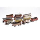 11 Märklin Wagen, Spur H0, Blech, LS und Alterungsspuren, Z 4