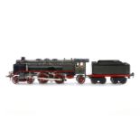 Märklin 2-B-1 Dampflok CER 66/13021, Spur 1, elektr., grau/schwarz, mit Tender, kW und 2 el. bel.