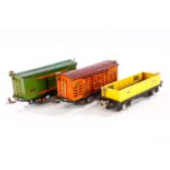 3 Lionel Güterwagen, Spur 0, LS, L 16,5, Z 3