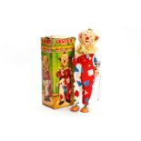 ALPS Japan Automat ”Lester the mechanical Jester”, Uhrwerk intakt, Alterungsspuren, gealterter Lack,