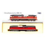 Piko Diesellok ”130 005-2” 5/6010, Spur H0, rot, Alterungsspuren, OK, Z 3