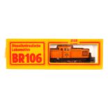 Piko Diesellok ”106 256-1”, Spur H0, orange, Alterungsspuren, OK, Z 3