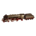 Märklin 2-B-1 Dampflok CER 65/13021, mit 4A-Tender, Spur 1, elektr., grau handlackiert, 2 el. bel.