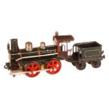 Märklin Pfeiflok PR 1021, mit Handpfeife und automatischer Pfeife, Spur 1, uralt, handlackiert,