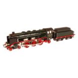 Märklin 2-C-1 Dampflok HR 66/13021, mit 4A-Tender, Spur 1, elektr., grün handlackiert, kW, 2 el.