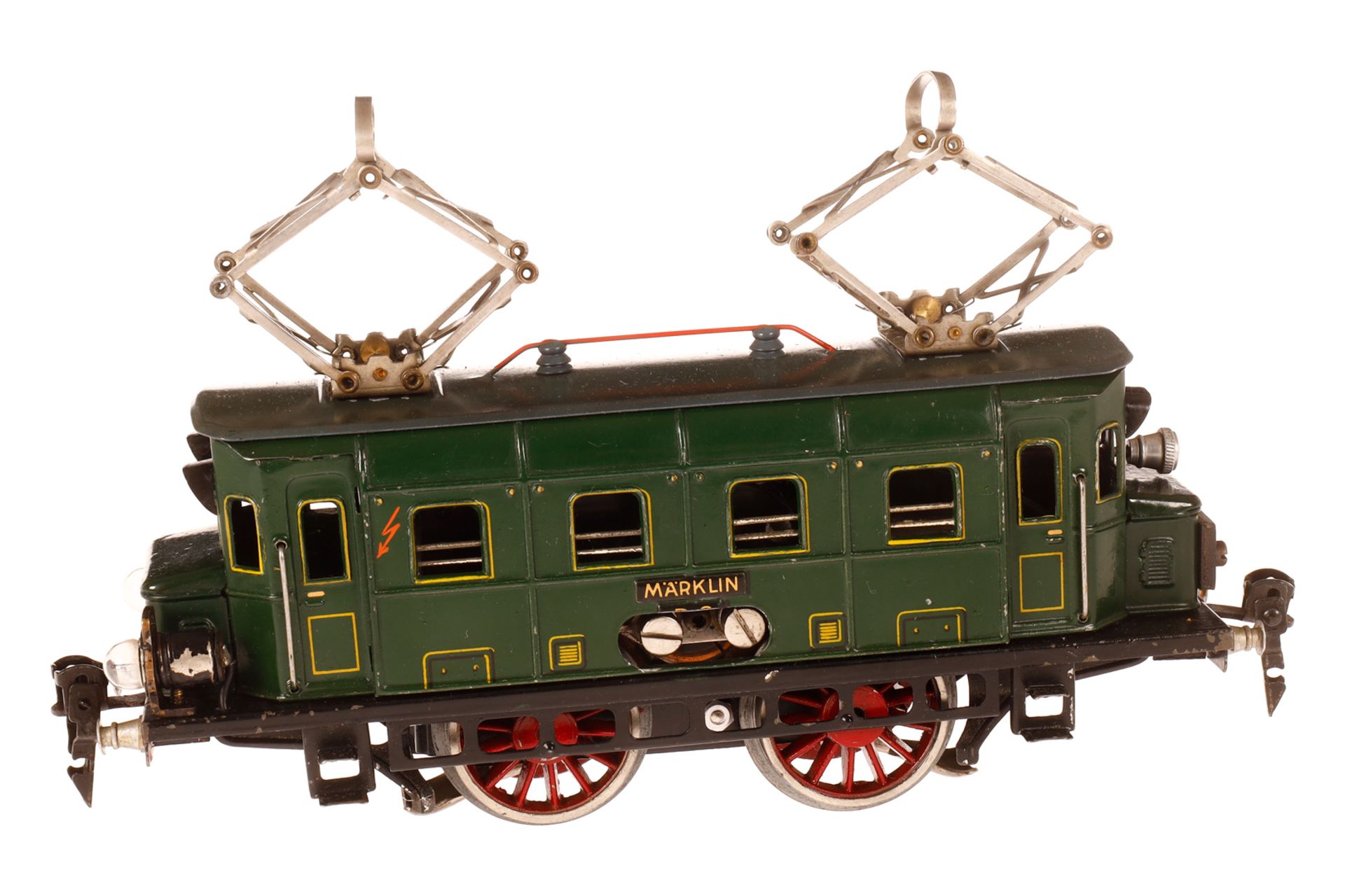 Märklin B E-Lok RS 66/12910, Spur 0, elektr., grün CL, 2 el. bel. Stirnlampen, 2 bewegl.