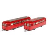 Märklin Schienenbus mit Anhänger, Spur H0, LS, tw besch. Z 3