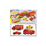 Corgi Classics Chipperfields Circus ”Land Rover, Morris Minor Pick-Up, Thames Trader and AEC Fire