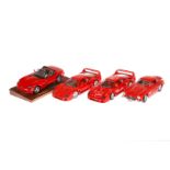 4 Bburago Sport- und Rennwagenmodelle, darunter Viper RT 10 und Ferrari, Maßstab 1:18, tw leicht