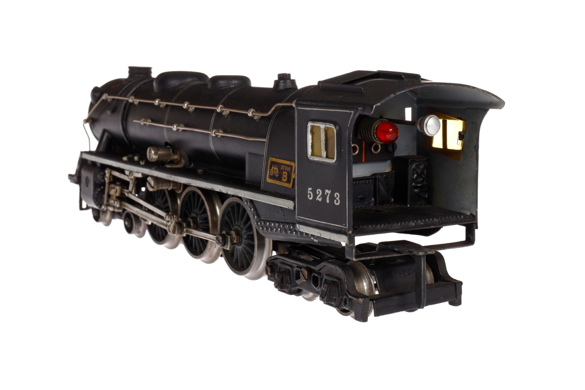 Märklin amerik. 2-C-2 Dampflok ”Hudson 5273” AHR 66/13020, Spur 0, elektr., schwarz, mit Tender ” - Bild 4 aus 8