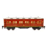 Märklin Mitropa Schlafwagen 1947 G, Spur 0, HL, mit Inneneinrichtung, 4 AT und Gussrädern, LS und