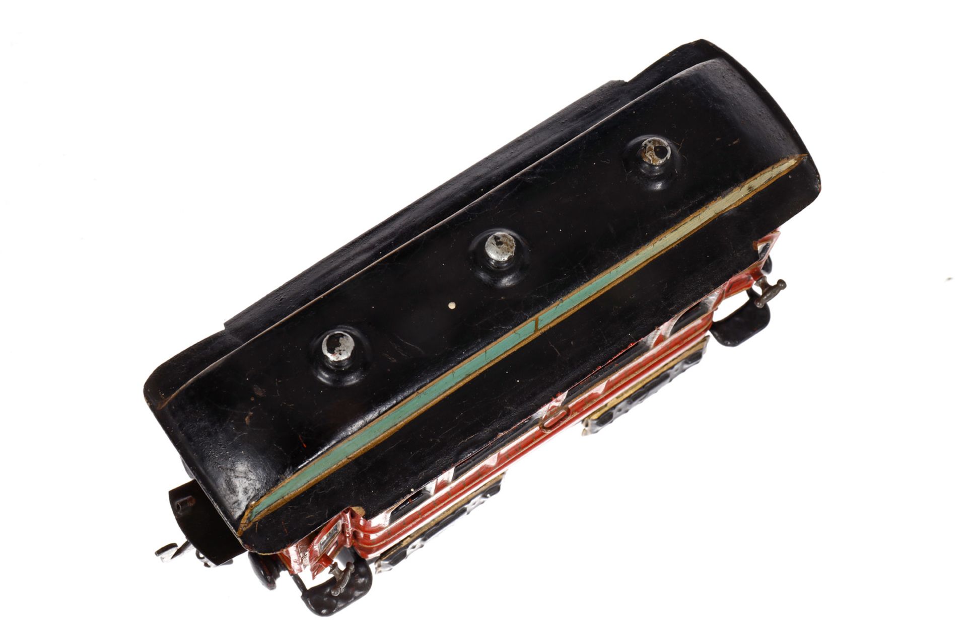 Märklin engl. Schlafwagen 1843 MR, Spur 0, uralt, HL, mit Inneneinrichtung und 4 AT, ohne - Bild 5 aus 6