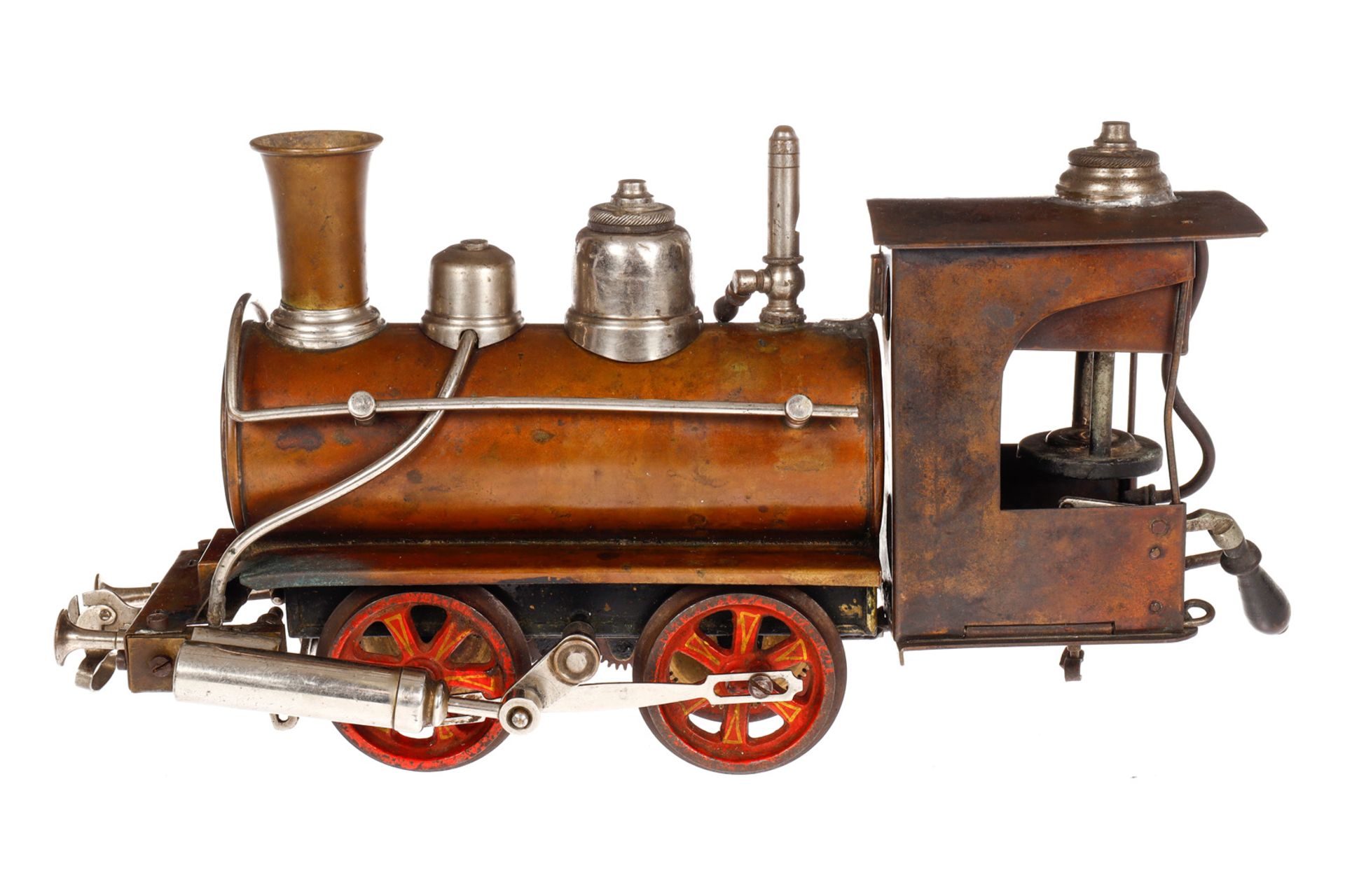 Märklin B-Dampflok 4021, Spur 1, uralt, spiritusbetrieben, Führerhaus zum Abnehmen mit