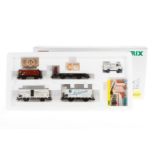 Trix Güterwagen-Set ”Schiffsausrüstung” 24029, Spur H0, komplett, Alterungsspuren, OK, Z 2