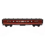 Milbro? Abteilwagen 3762 LMS, Spur 0, Holz, bemalt, LS, L 45,5, Z 3