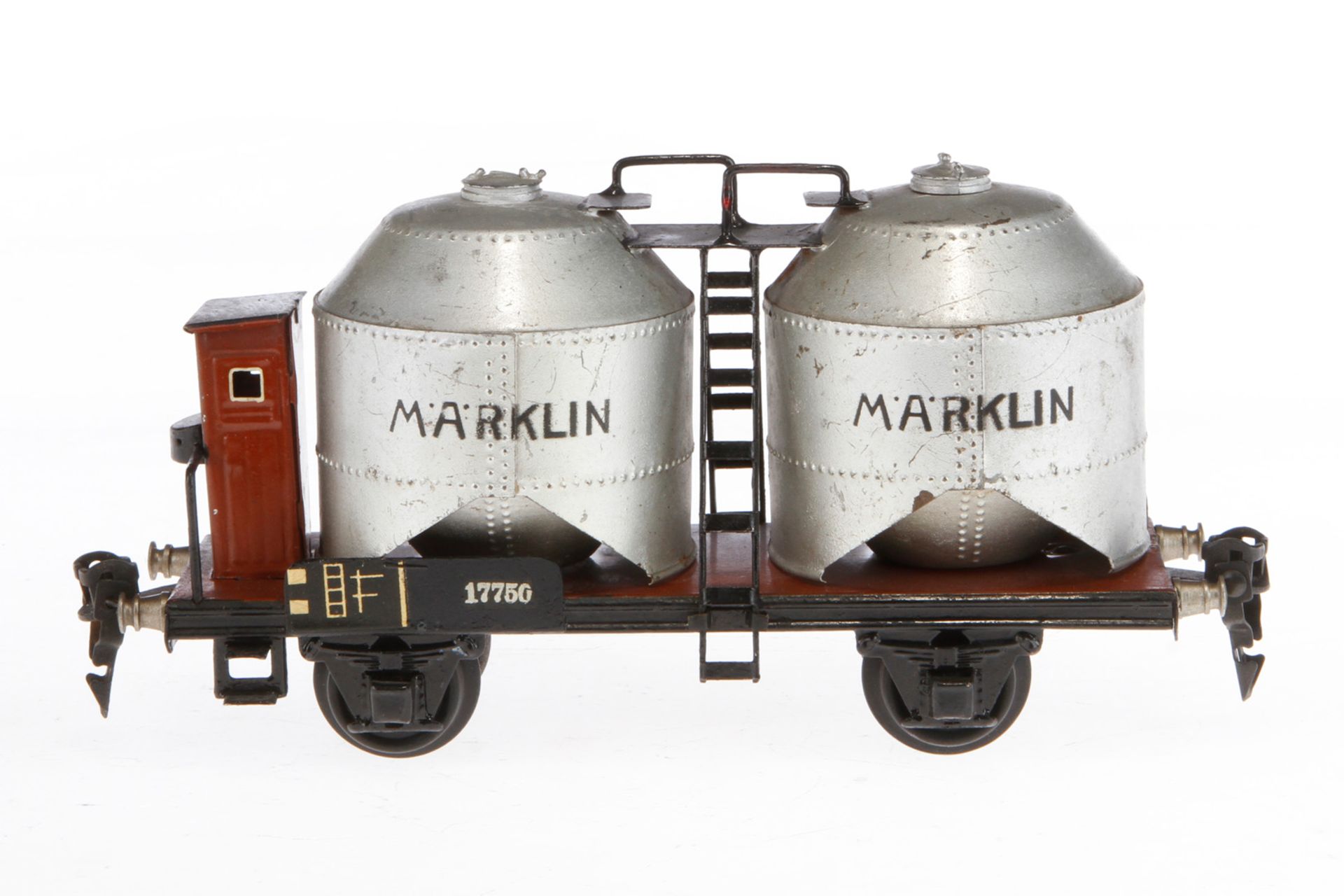 Märklin Braunkohlestaubwagen 1775, Spur 0, HL, mit BRH, tw nachlackiert, LS, L 18,5, Z 3