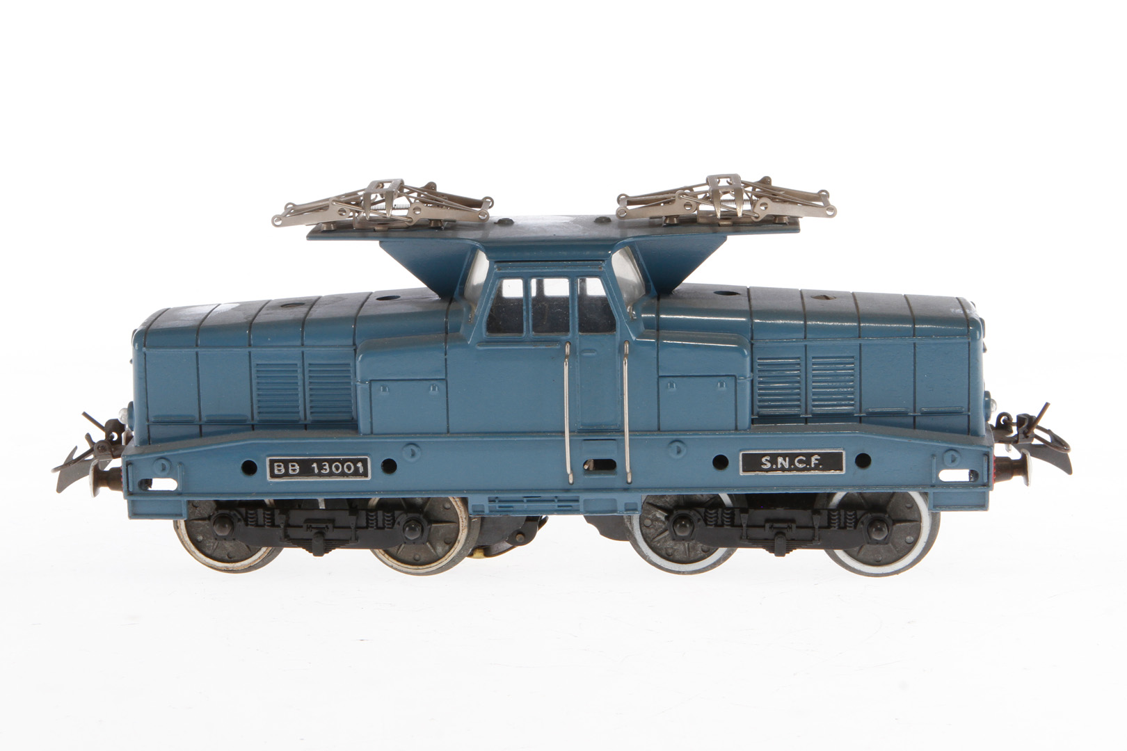 Hornby E-Lok ”BB 13001”, Spur 0, elektr., blau, mit 2 el. bel. Stirnlampen, LS, Z 2-3