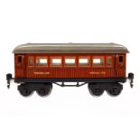 Märklin franz. Schlafwagen, Spur 0, CL, mit 4 AT, meist rest., LS, L 21,5, Z 3