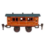 Märklin Schlafwagen 1943, Spur 0, uralt, mit Inneneinrichtung, Alterungs- und Gebrauchsspuren, tw