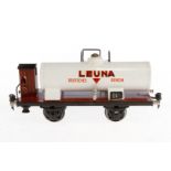 Märklin Leuna Kesselwagen 1994, Spur 1, HL, mit BRH, wohl werkseitig umlackiert, aus Gargoyle, LS tw